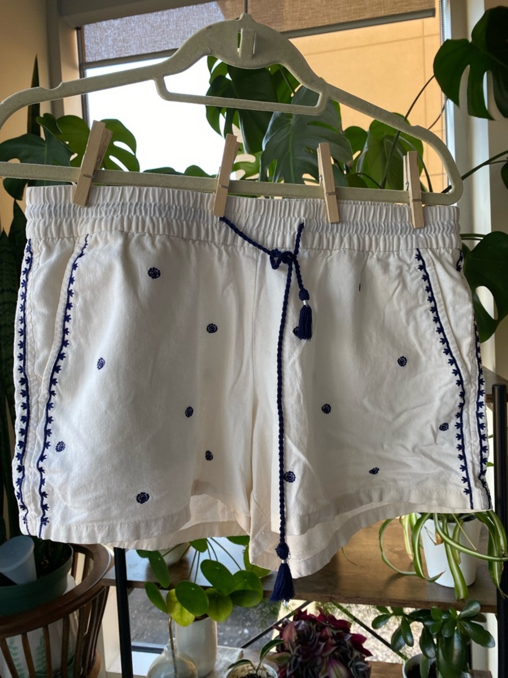 Boho Embroidered Shorts